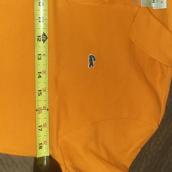 LACOSTE Piqué Polo NEW WOT Unidex Regular Fit EU sz 42 Soft Cotton Orange • TV1 - Picture 3 of 7